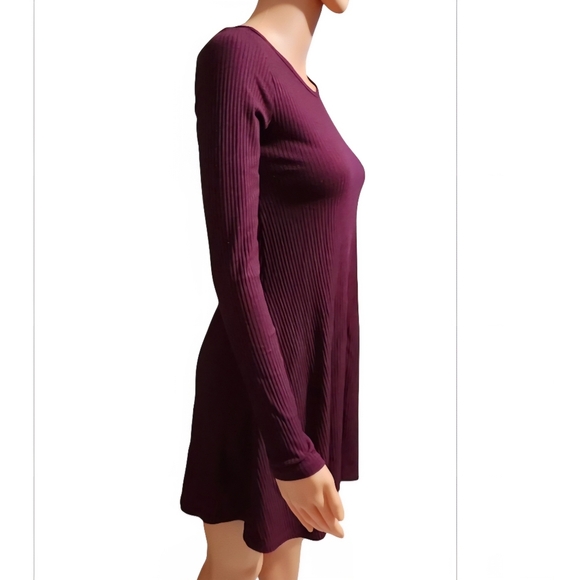 Forever 21 Long Sleeve Plum Dress - Picture 2 of 4